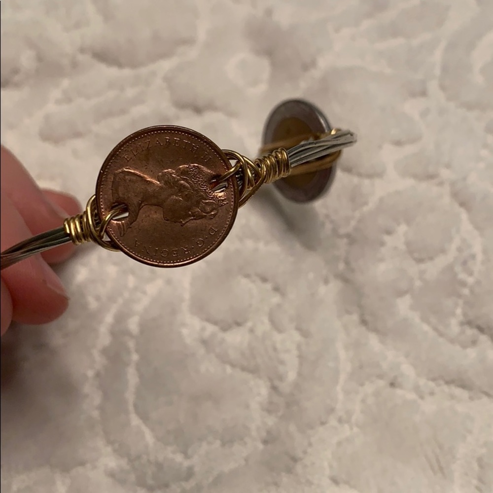 Medium Bangle With Global Currency - image 4